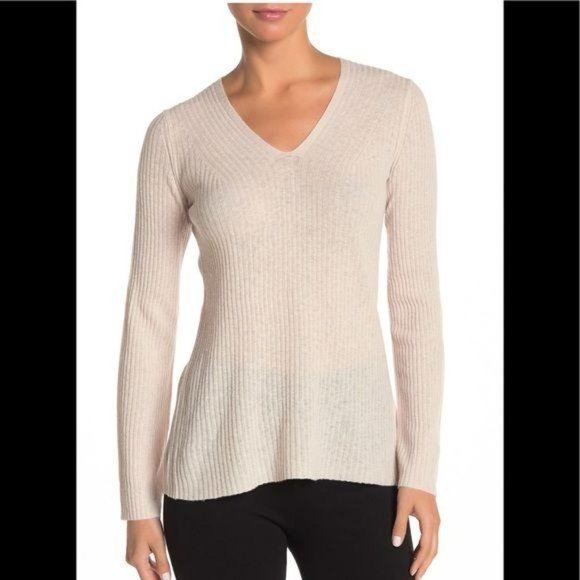 VINCE Ribbed Wool And Cashmere-Blend Sweater - Picture 6 of 13